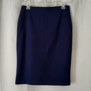 White House Black Market Navy Blue Pencil Skirt